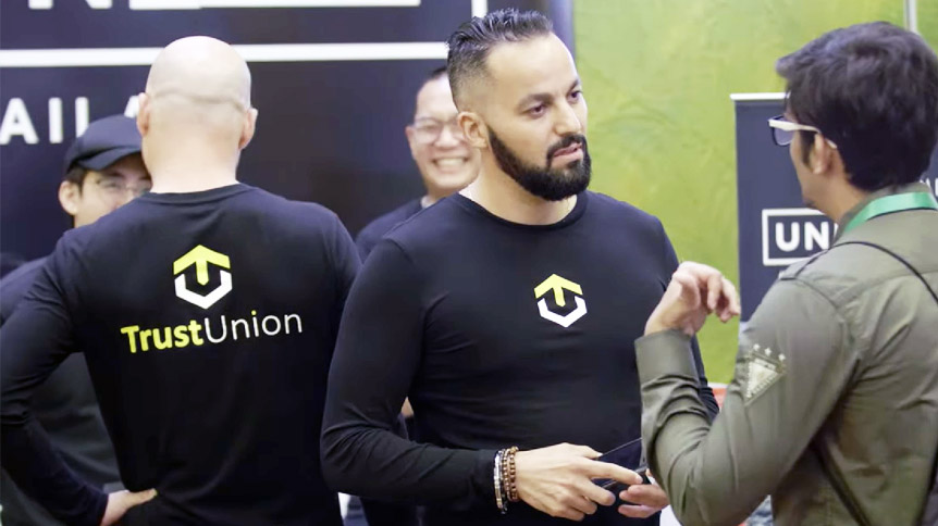 TrustUnion CEO Mathias Valon and Cyril Ternay in Thailand 2019